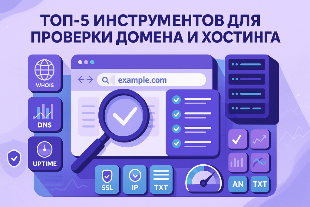 Топ-5 инструментов для проверки домена и хостинга