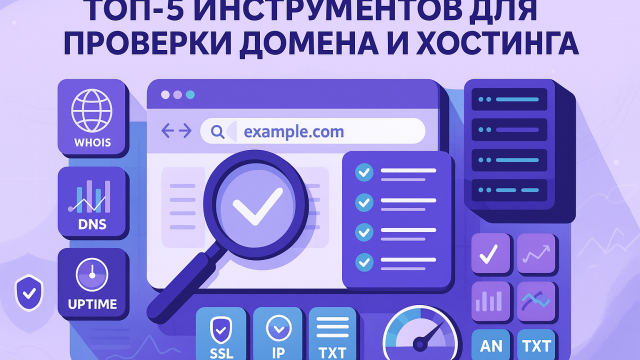 Топ-5 инструментов для проверки домена и хостинга